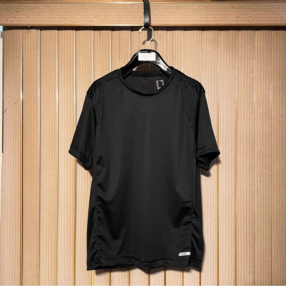 Decathalon Men’s Running Athletic Shirt Size XL Black Kalenji Moisture Wicking